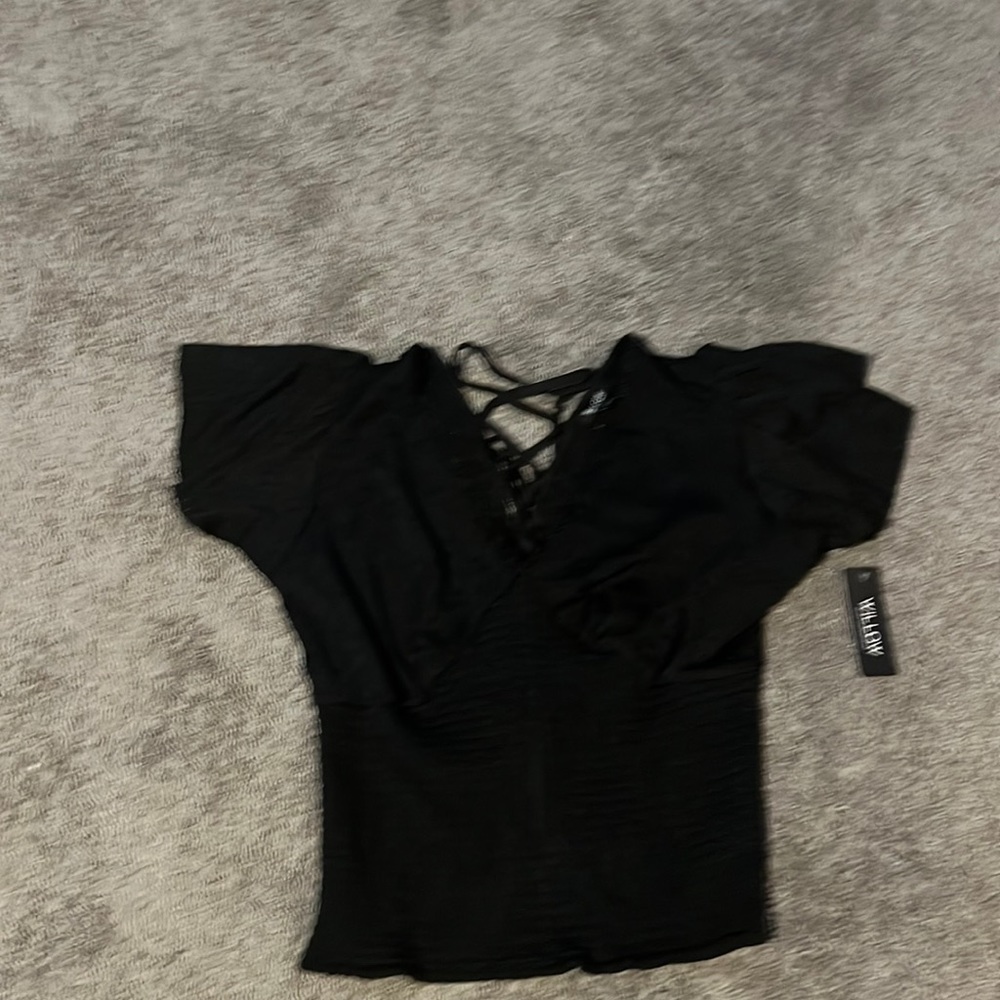 William Brand Black Shirt. Size 1X